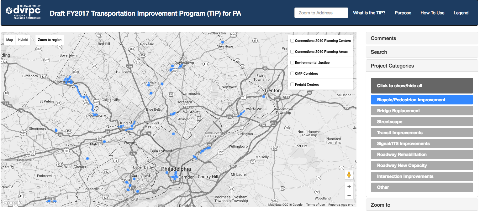 dvp bike trail map