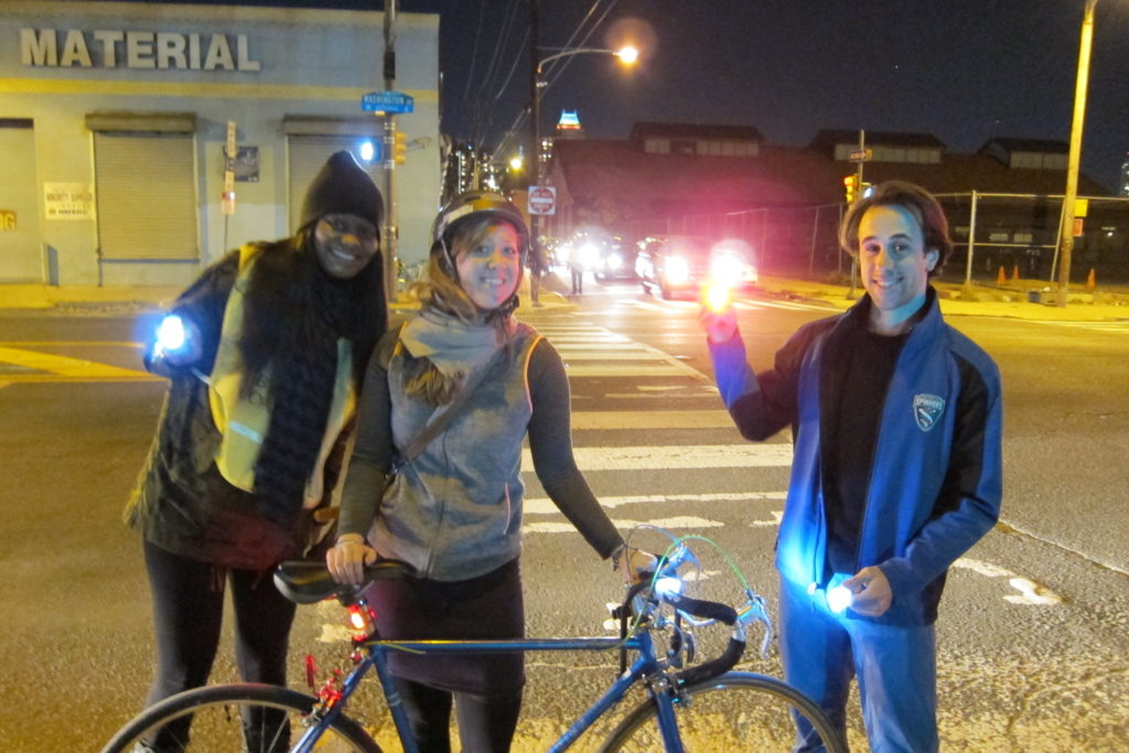 Bicycle Coalition Gives Out 400 Pairs Of Bike Lights Bicycle