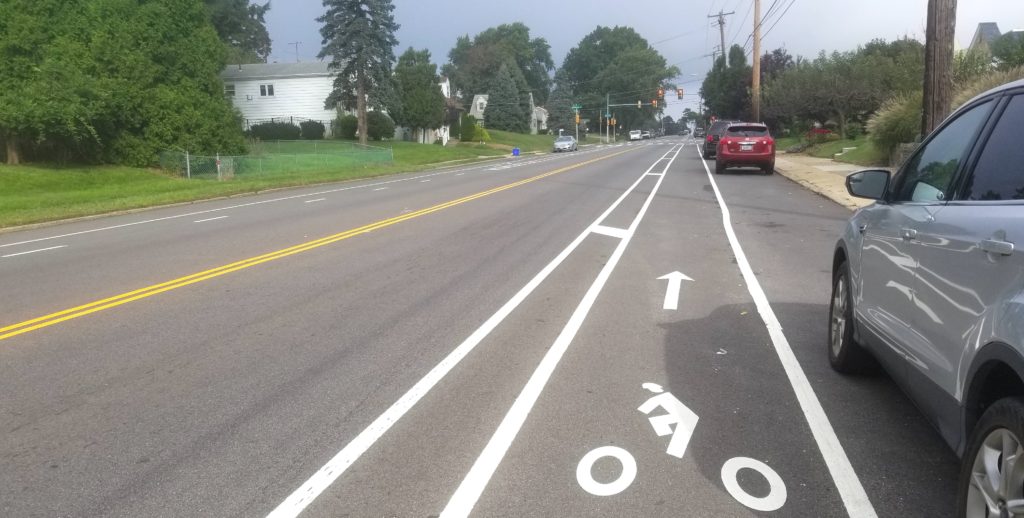 buffered bike lanes