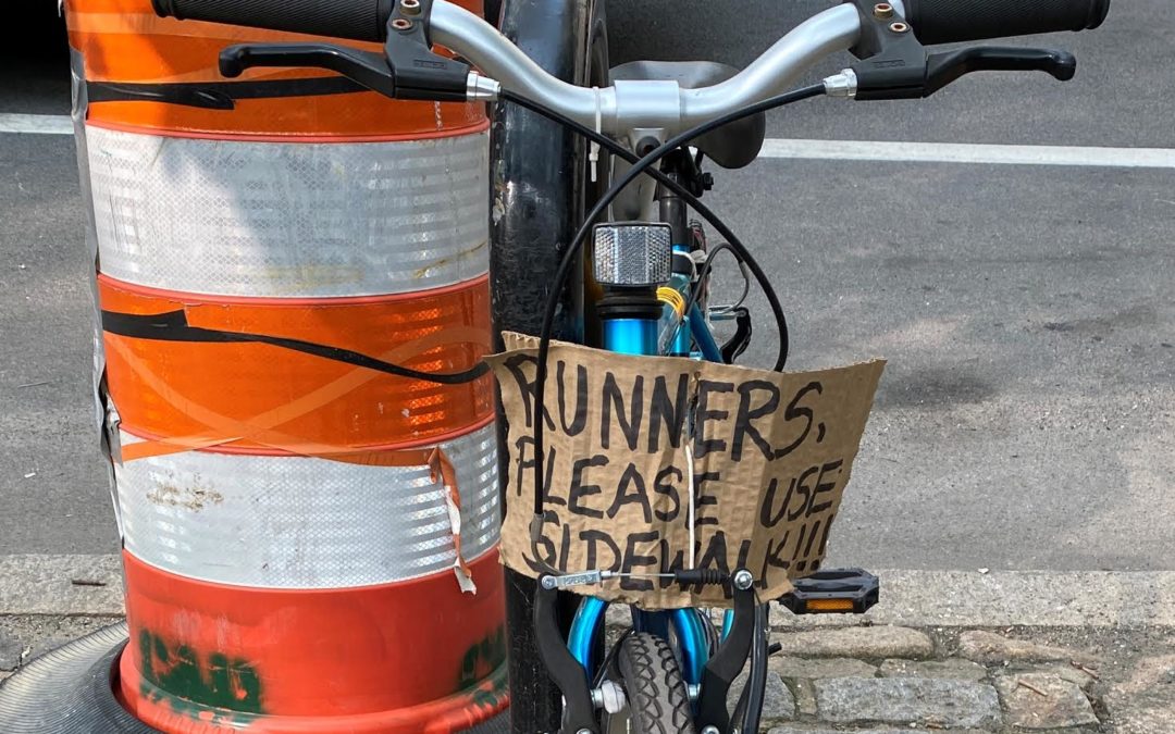 Runners: For Everyone’s Safety, Please Use the Sidewalk