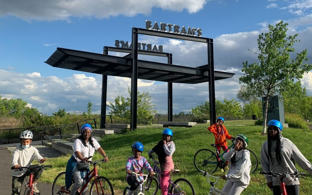 Family Bike Day: Bartram’s Garden Bike Hub Partners with Bartram Village