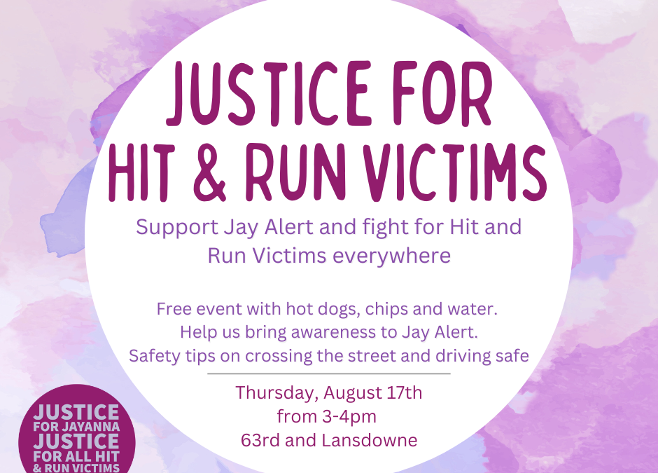 Justice for Hit and Run Victims Everywhere- Meet up