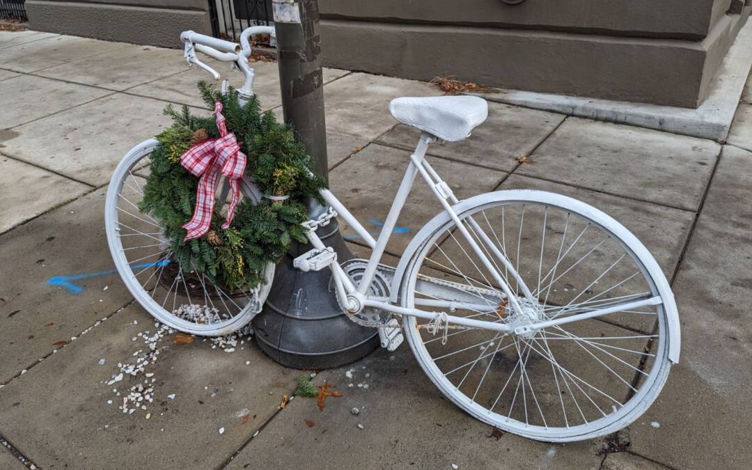 Ghost Bikes and What you can do during the Holidays