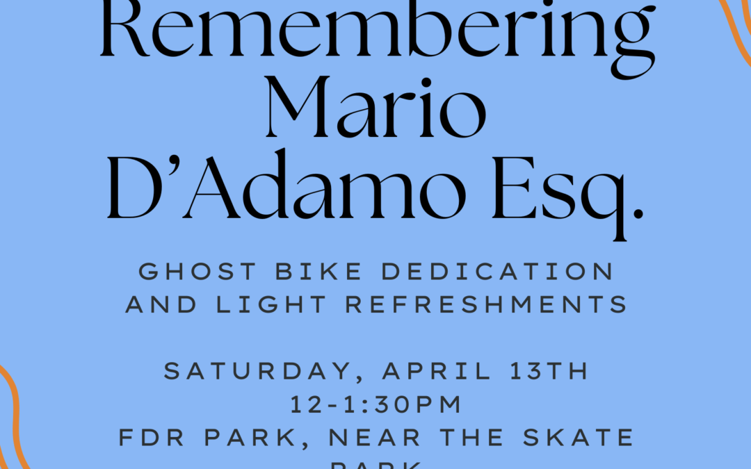 Ghost Bike Placing for Mario D’Adamo III Esq.