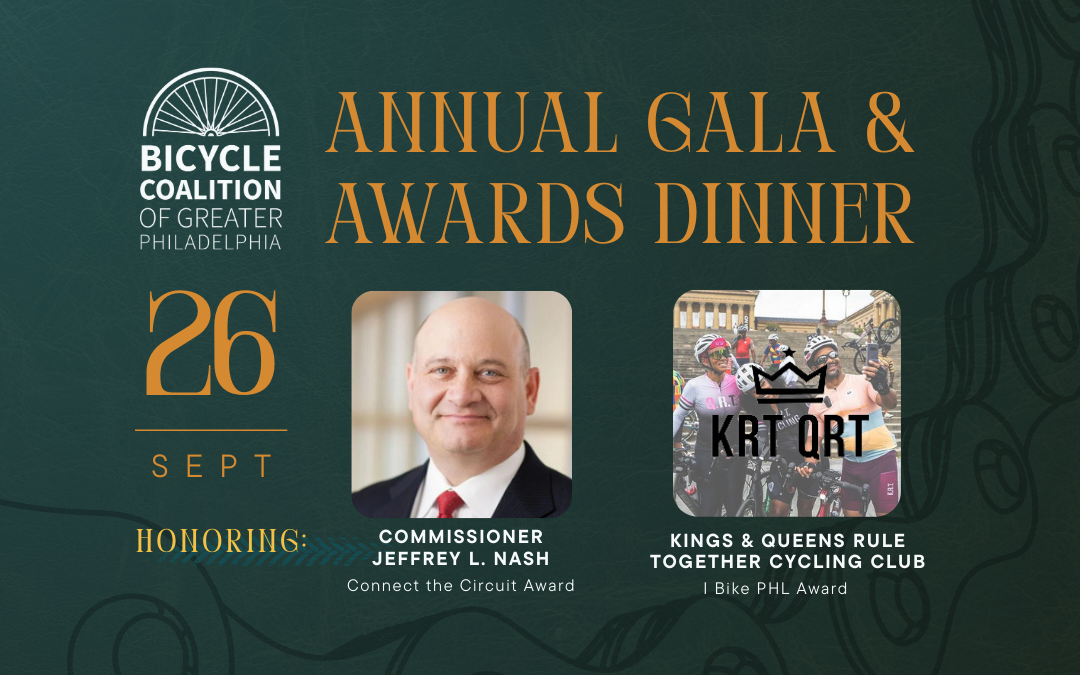 Annual Gala to Honor Camden County Commissioner Jeffrey Nash and KRT/QRT Cycling Club